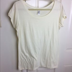 Buttercream yellow soft tee